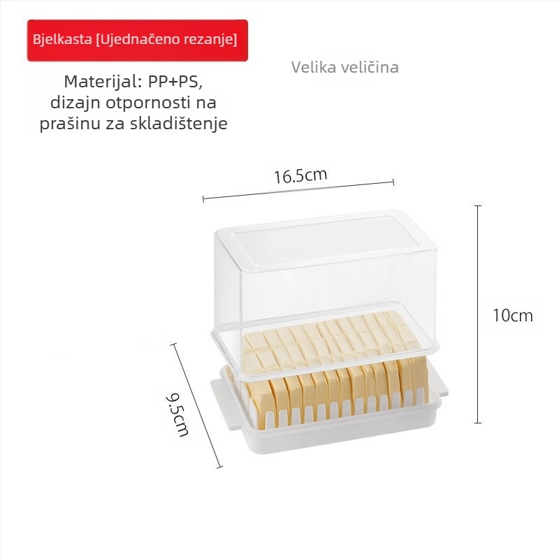 Kutija za rezanje maslaca s poklopcem – moderni minimalistički kuhinjski set, plastika, Vant, lansiranje 2022, mogućnost prilagodbe