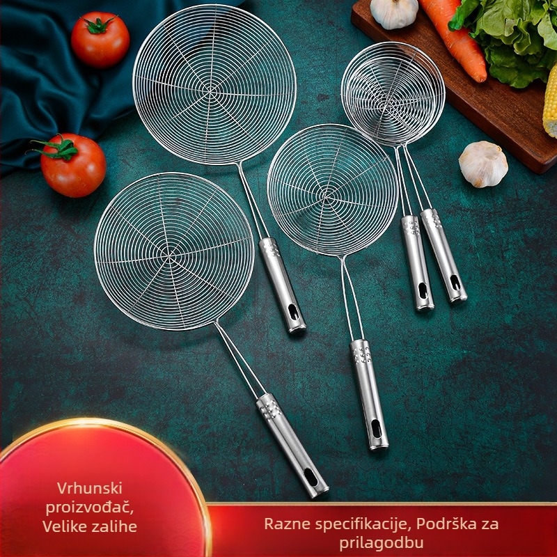 Hinsika nehrđajući čelik kuhača s nemagnetnom žičanom drškom