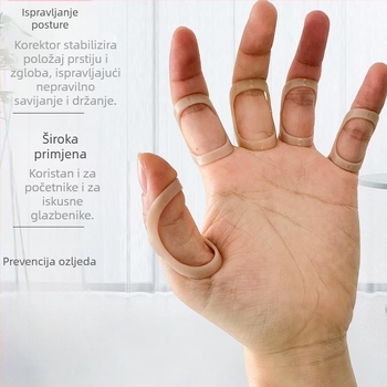 Yinyu Trener prstiju u obliku ruke za klavir i druge instrumente – Kompatibilan s klavirom, guzhenom, pipom i gitarom, za djecu i odrasle