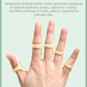 Yinyu Trener prstiju u obliku ruke za klavir i druge instrumente – Kompatibilan s klavirom, guzhenom, pipom i gitarom, za djecu i odrasle