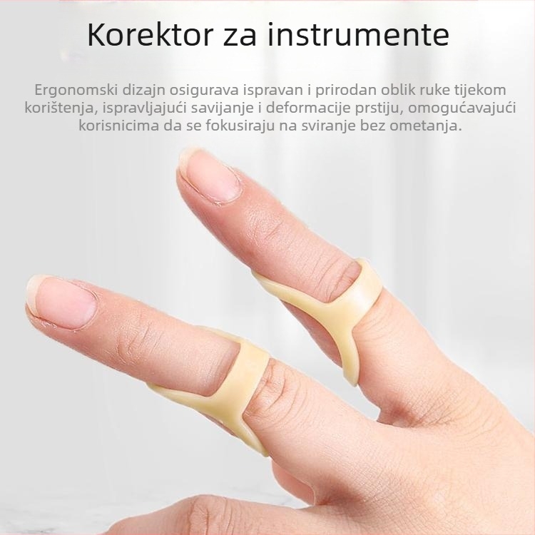 Yinyu Trener prstiju u obliku ruke za klavir i druge instrumente – Kompatibilan s klavirom, guzhenom, pipom i gitarom, za djecu i odrasle