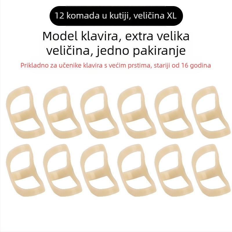 Yinyu Trener prstiju u obliku ruke za klavir i druge instrumente – Kompatibilan s klavirom, guzhenom, pipom i gitarom, za djecu i odrasle