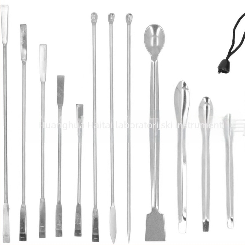 Žličica za lijekove od nehrđajućeg čelika, dvostruka glava, mikrodoziranje, Haitai, pakiranje 3 komada, tolerancija ±1 mm