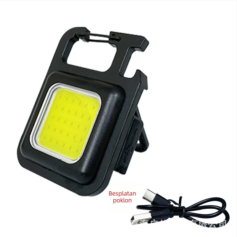 Mini LED svjetlo za ključeve – Višenamjensko magnetsko radno svjetlo s otvaračem za boce (6W • Punjenje • 500mAh • Model XH-69)