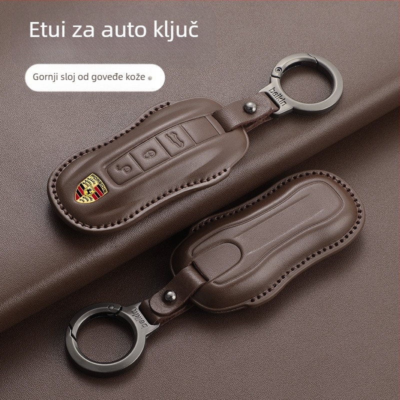 Etui za ključe Porsche od kože goveda, etnički stil