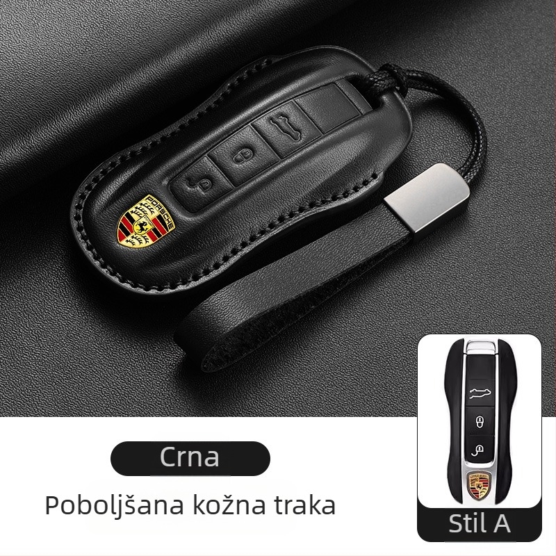 Etui za ključe Porsche od kože goveda, etnički stil