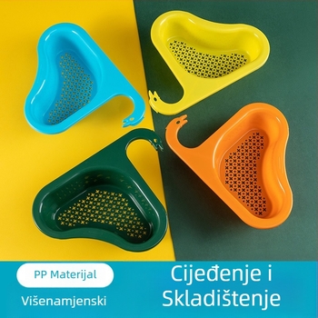 Košara za odvodnjavanje u obliku labuda za sudoperu – plastična, viseća, Xin Senmiao, Zhejiang