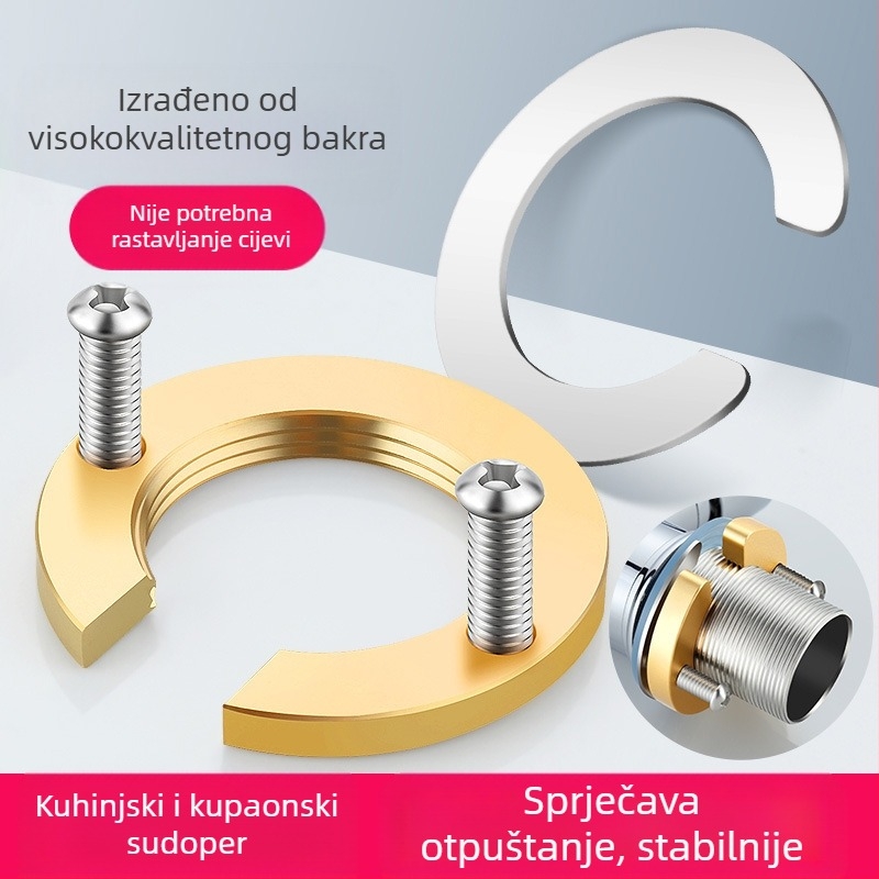 Matica protivlabavljenja za kuhinjsku slavinu, bakrena, prilagodba dostupna, moderan stil