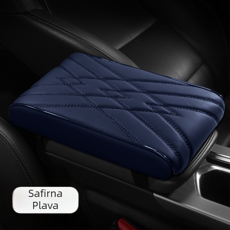 Univerzalna podloga za naslon za ruku automobila, Napa koža, memory pjena, potpora lakta, pojačani dizajn