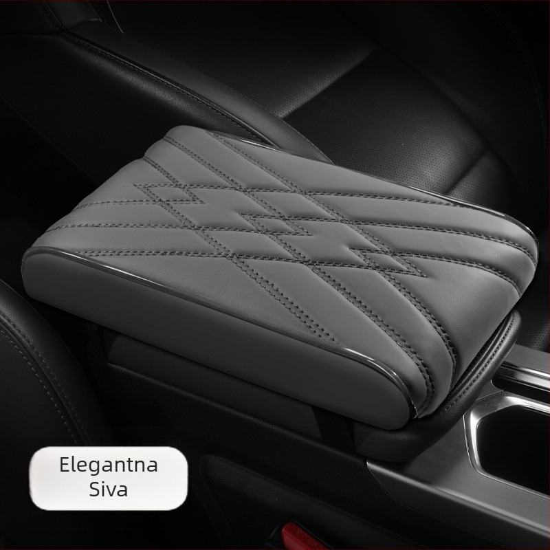 Univerzalna podloga za naslon za ruku automobila, Napa koža, memory pjena, potpora lakta, pojačani dizajn