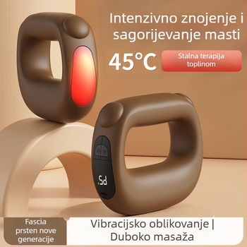 Fascia Gun s prstenom FH-8001 — USB napajanje, masaža udarima, 15V, za glavu, vrat i leđa