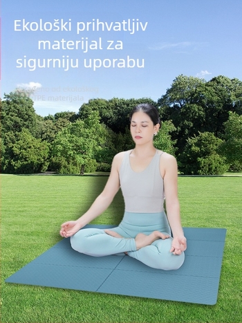 Avon's prijenosna sklopiva joga podloga za piknik i kampiranje, protuklizna, 100 x 100 cm, debljina 0,4 cm