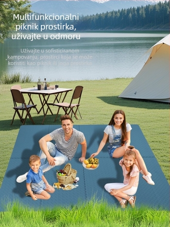 Avon's prijenosna sklopiva joga podloga za piknik i kampiranje, protuklizna, 100 x 100 cm, debljina 0,4 cm