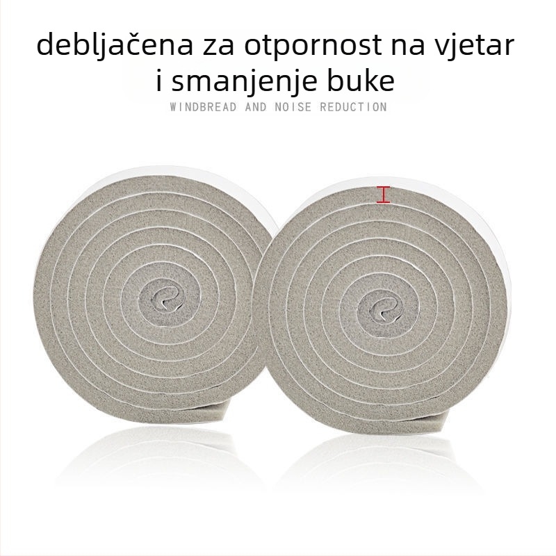 Brtvа za prozore i vrata od pjene, samoljepljiva, Yinuo Technology, za prozore, model Door and Window Sealing Strip Sponge Self-Adhesive, visoka temperaturna otpornost