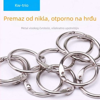 Metalni otvoreni prstenovi za povezivanje knjiga, DIY projekti, model 19, brend Can be excellent