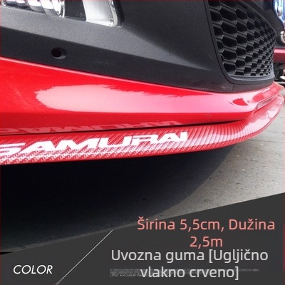 Gumena traka protiv sudara za prednji dio automobila, silikonska, model QC, prilagodljiva obrada
