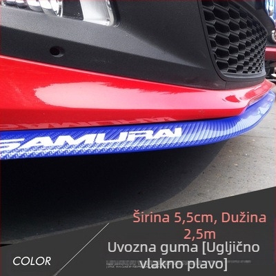 Gumena traka protiv sudara za prednji dio automobila, silikonska, model QC, prilagodljiva obrada