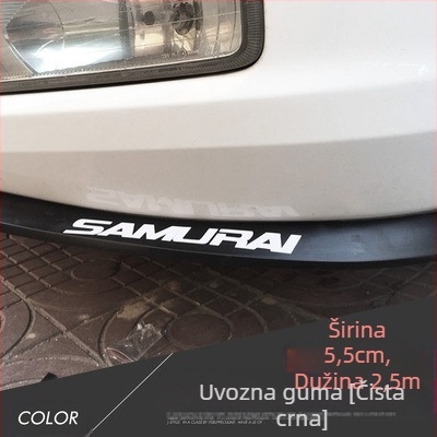 Gumena traka protiv sudara za prednji dio automobila, silikonska, model QC, prilagodljiva obrada