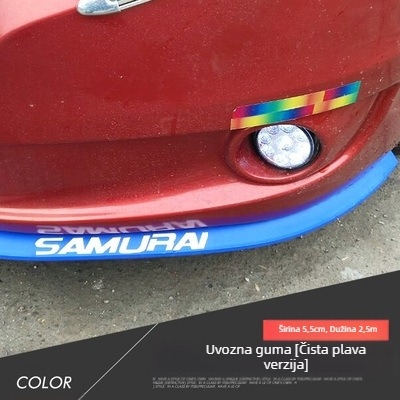Gumena traka protiv sudara za prednji dio automobila, silikonska, model QC, prilagodljiva obrada