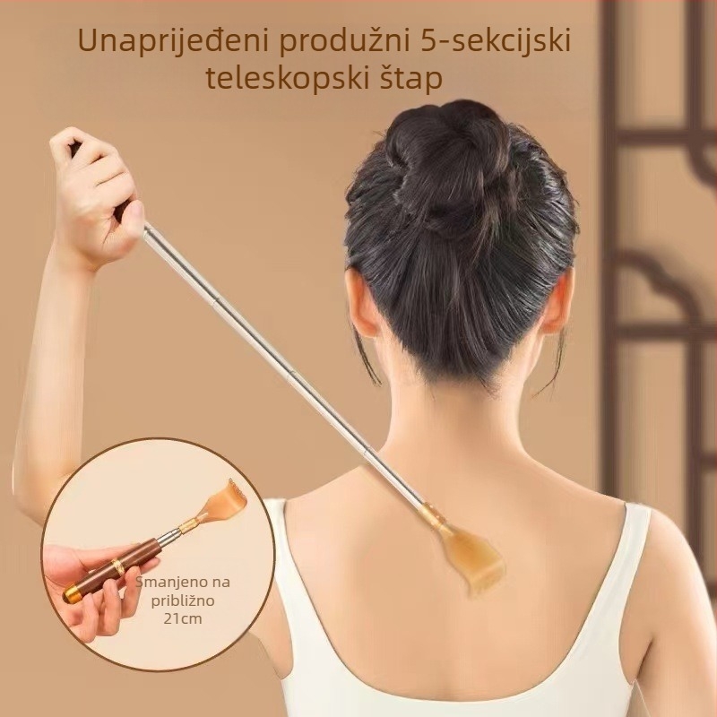 Massager za ublažavanje svrbeža – drvo/bambus – za starije osobe