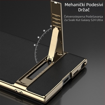 Kućište za Samsung S24 Ultra s nosačem – otporno na padove, PC materijal, injekcijsko oblikovanje