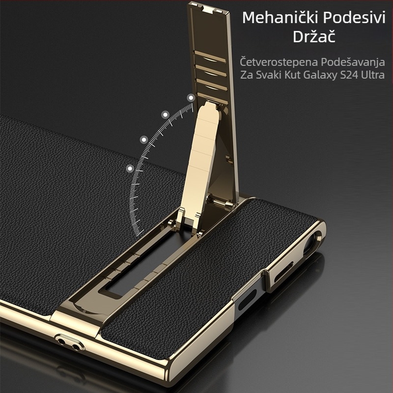 Kućište za Samsung S24 Ultra s nosačem – otporno na padove, PC materijal, injekcijsko oblikovanje
