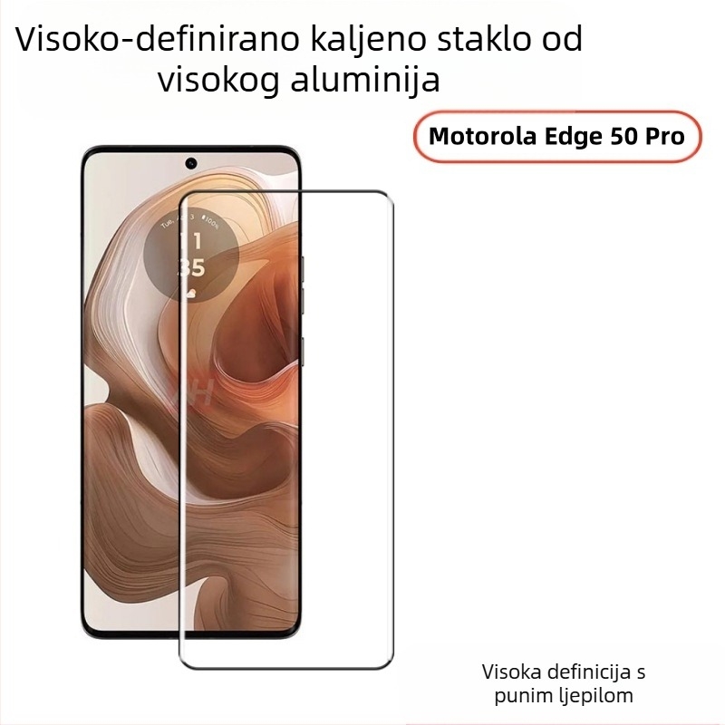 Prednje staklo zaštitno za Motorola Edge50 Pro — mat završetak, zaštita od plavog svjetla, protiv otisaka prstiju, otporno na prašinu