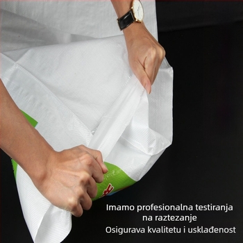 Plastična tkana vrećica s laminiranim tiskom, PP materijal, nosivost 10–100, vrećica za otpad