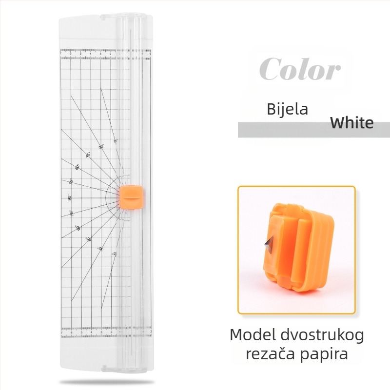 ZEQUAN rezač za papir, klizni tip, dvostrano rezanje, model 810, plastičan