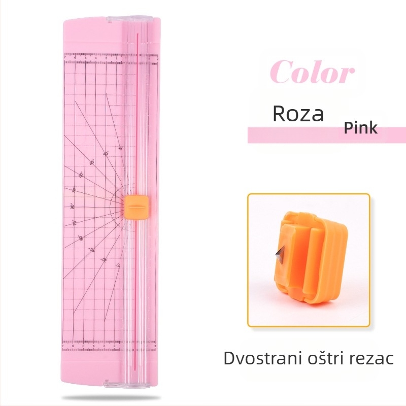 ZEQUAN rezač za papir, klizni tip, dvostrano rezanje, model 810, plastičan