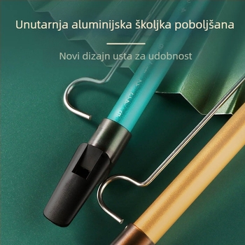 Flauta s kliznim mehanizmom, jednostavna konstrukcija, u kutiji, za glazbene instrumente