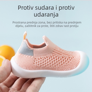 Dječje mrežaste tenisice s prozračnim gornjim dijelom, mekanom podlogom i protukliznom potplatom, za djecu 12–36 mjeseci