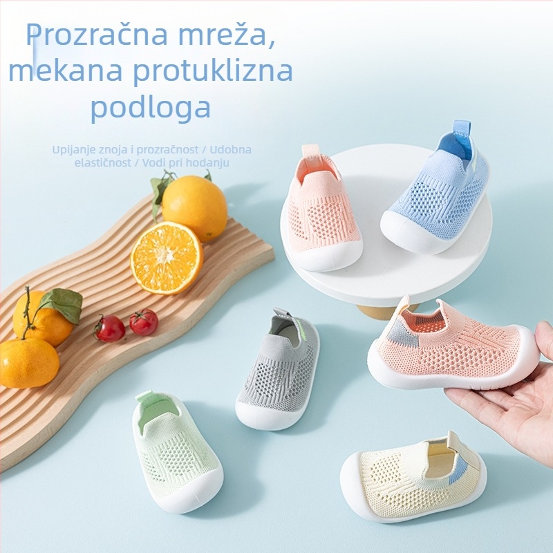 Dječje mrežaste tenisice s prozračnim gornjim dijelom, mekanom podlogom i protukliznom potplatom, za djecu 12–36 mjeseci