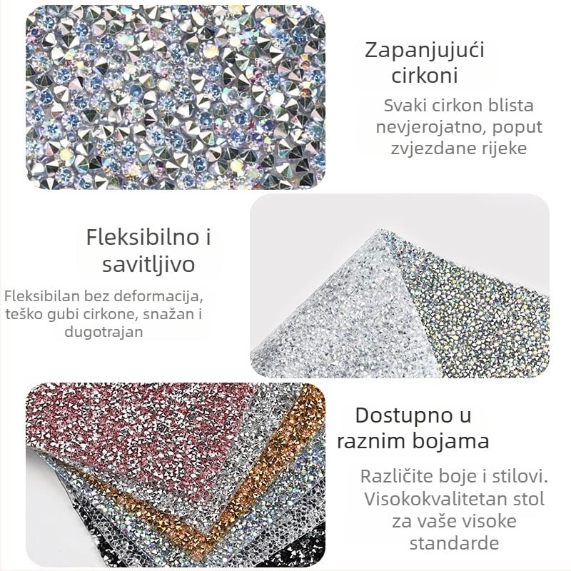 Ploča za prikaz noktiju s pozadinom od jastučića za ruku s dijamantima (198 g; podrijetlo Zhejiang; brend Jinzixiu)