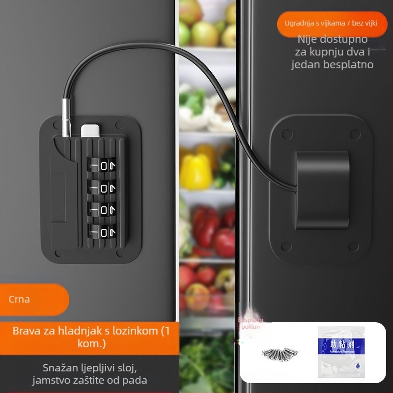 Dječje sigurnosno zaključavanje za ormariće i prozore, model X-5, ABS plastika, Levy Poetry, Primjena: ormarići i prozori, Stil: moderni jednostavni