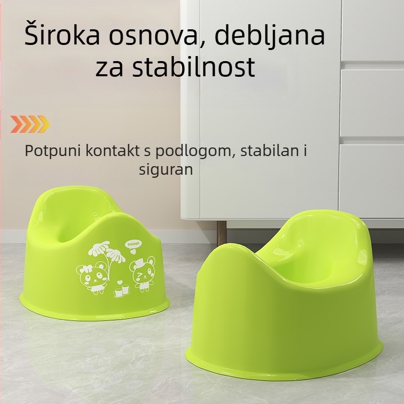 Prenosna dječja WC u autu s integriranim treningom – plast, brend Ruilin, porijeklo Taizhou, pakiranje 50 pojedinačnih vrećica u velikoj kutiji