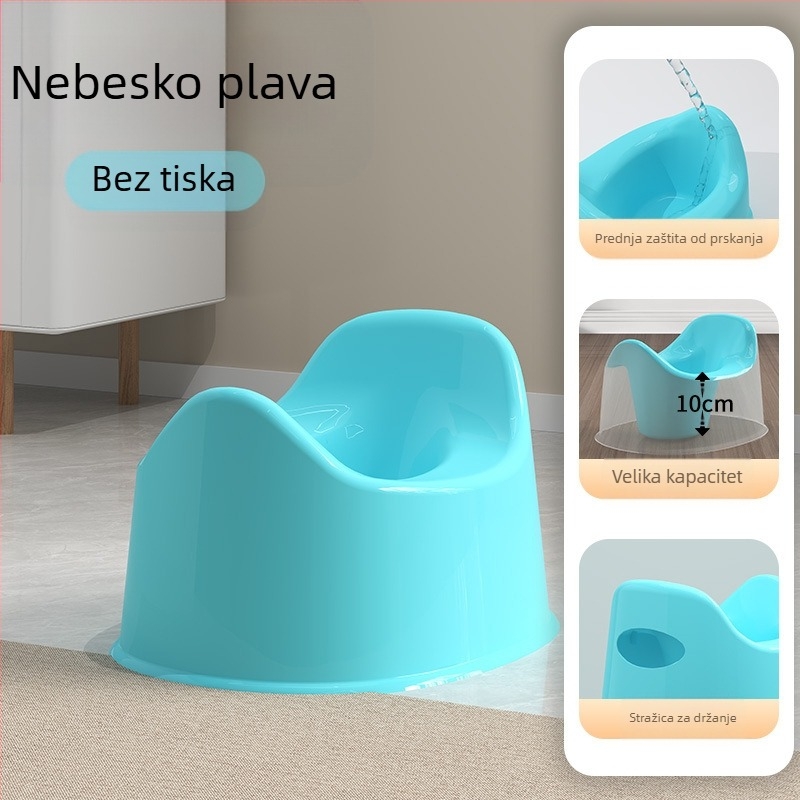 Prenosna dječja WC u autu s integriranim treningom – plast, brend Ruilin, porijeklo Taizhou, pakiranje 50 pojedinačnih vrećica u velikoj kutiji