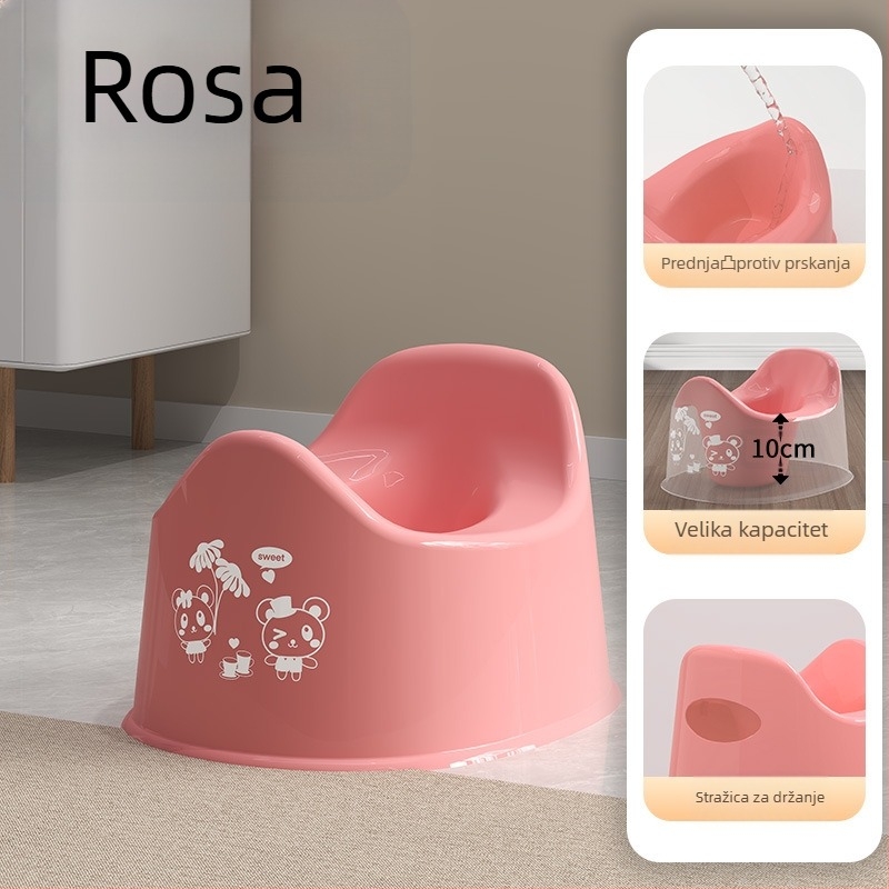 Prenosna dječja WC u autu s integriranim treningom – plast, brend Ruilin, porijeklo Taizhou, pakiranje 50 pojedinačnih vrećica u velikoj kutiji