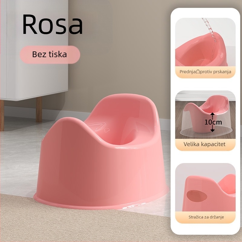 Prenosna dječja WC u autu s integriranim treningom – plast, brend Ruilin, porijeklo Taizhou, pakiranje 50 pojedinačnih vrećica u velikoj kutiji