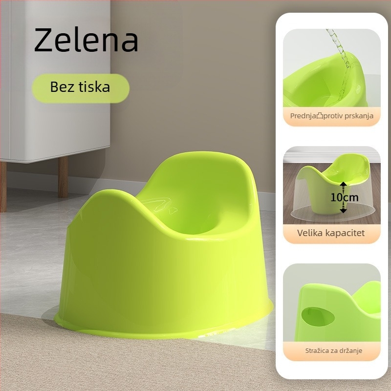 Prenosna dječja WC u autu s integriranim treningom – plast, brend Ruilin, porijeklo Taizhou, pakiranje 50 pojedinačnih vrećica u velikoj kutiji