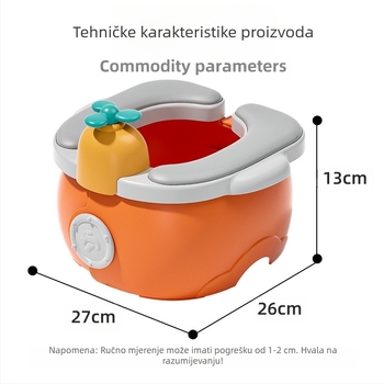 Tong Can Sklopiva Prenosna Toalet za Djecu – Za Putovanja Automobilom
