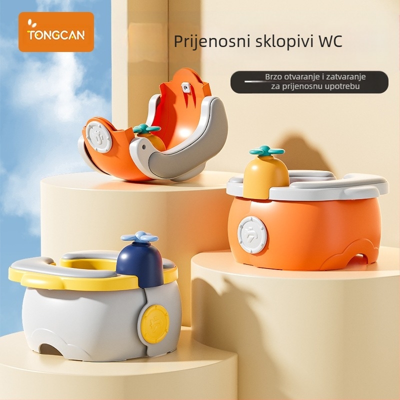 Tong Can Sklopiva Prenosna Toalet za Djecu – Za Putovanja Automobilom
