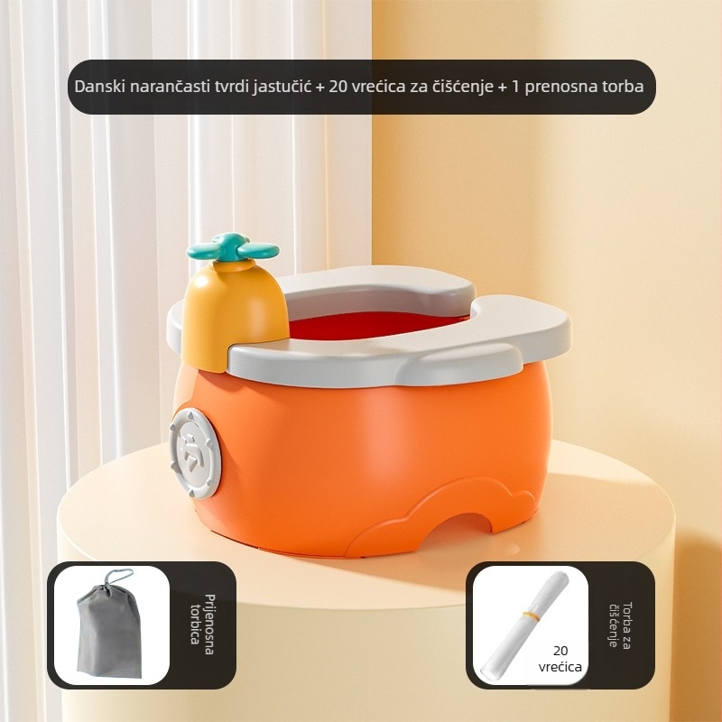 Tong Can Sklopiva Prenosna Toalet za Djecu – Za Putovanja Automobilom