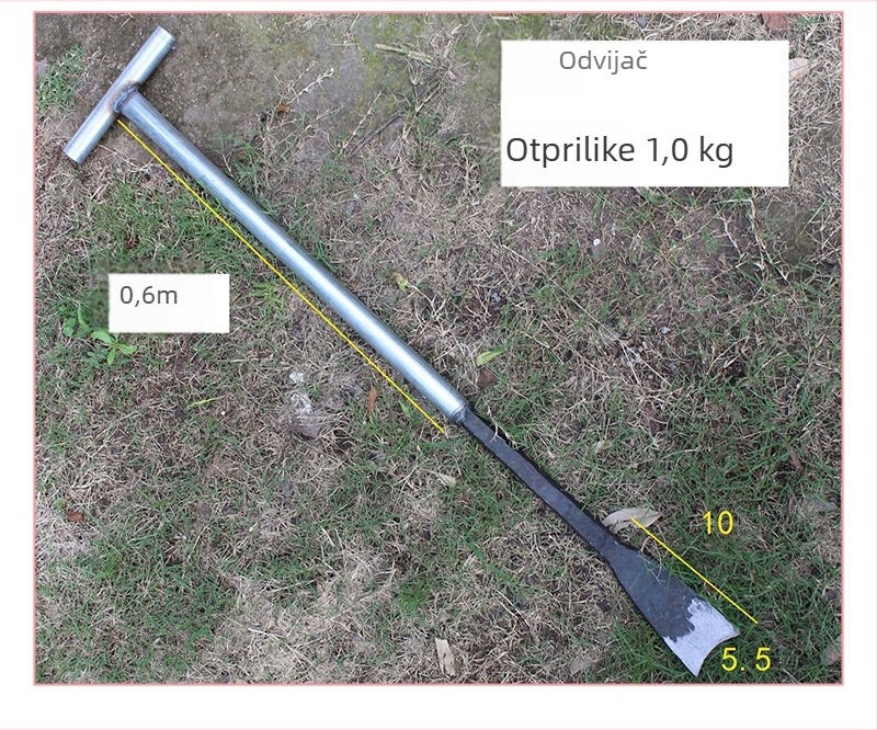 Kovana lopata za drveće od kaljenog čelika – kopanje rupa, presađivanje, podizanje sadnica i kopanje korijena