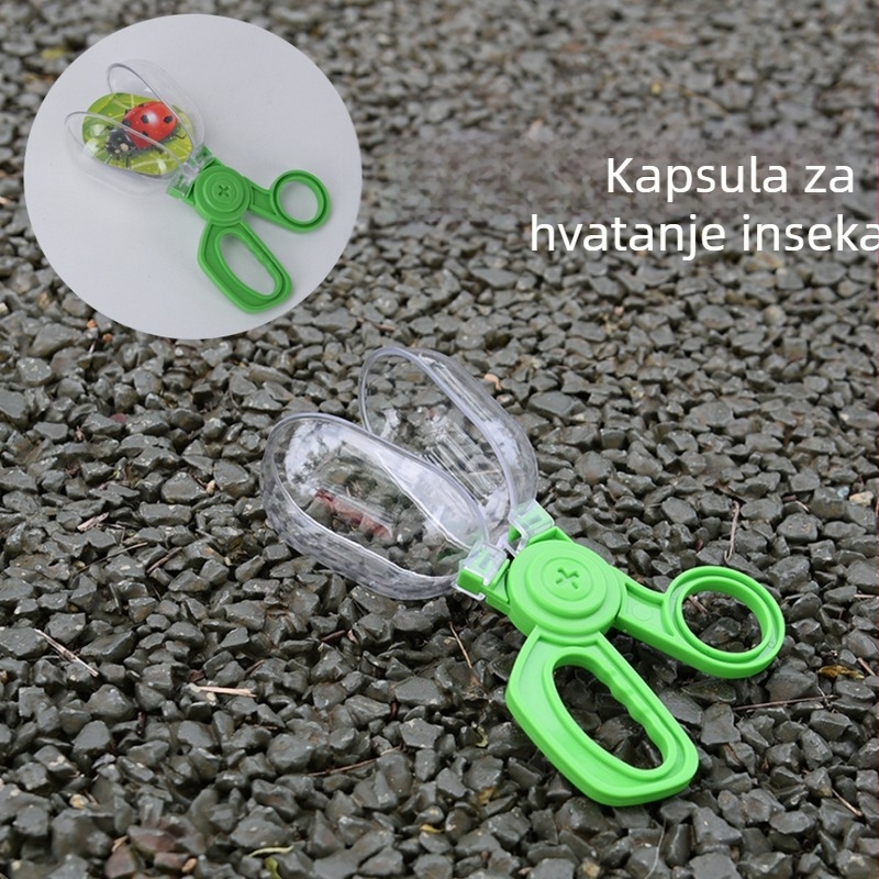 Plastični klip za hvatanje insekata – edukativna igračka o kukcima, Keweisi, za djecu 4-6 godina