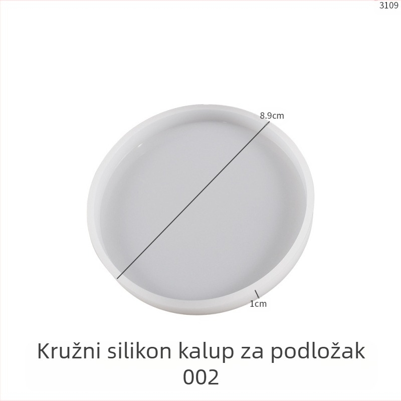 Silikonska forma za epoksidnu smolu – DIY podloške za čaše, nepravilnog oblika, kalupi za pečenje