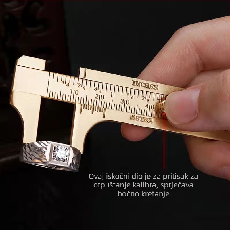 Prijenosni mini mesing verzni mjerni alat za precizno mjerenje debljine