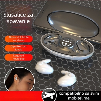 MD538 Bluetooth slušalice – za uho, stereo, BT 5.3, doseg 10 m, bežično punjenje, trajanje 4–8 h, IPX6