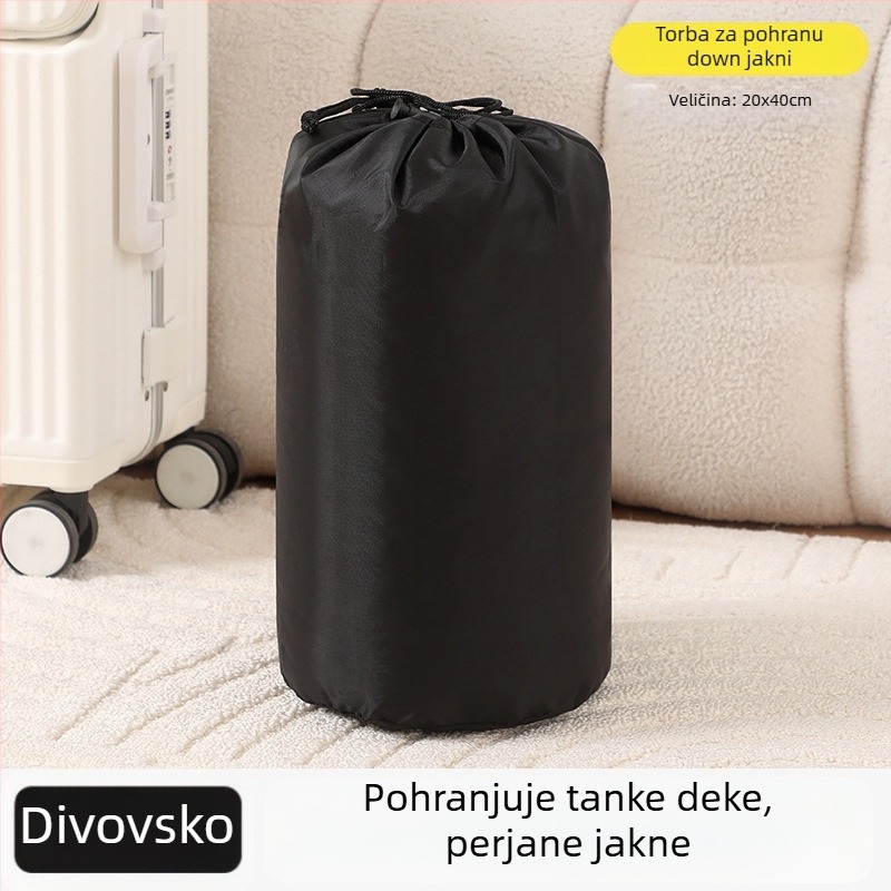 Zatvorena najlonska torba za pohranu jorgana, kubični oblik, za putovanja, za donje rublje, jorgan i prljavu odjeću