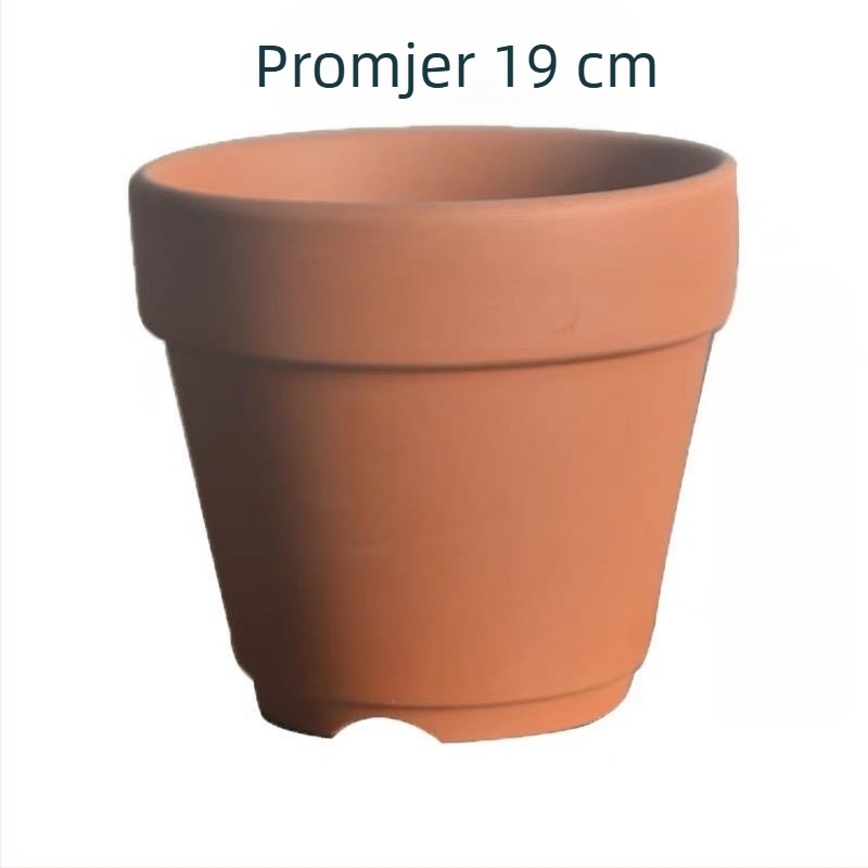 Crvena glinena posuda za azaleje, u japanskom stilu, za unutarnju upotrebu, mini bonsai, prozračna i vodopropusna, s otvorima za aluminijske žice